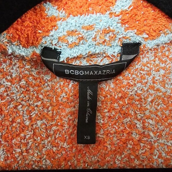 BCBGMAXAZRIA Orange Knit Cardigan in size XS - Picture 5 of 6